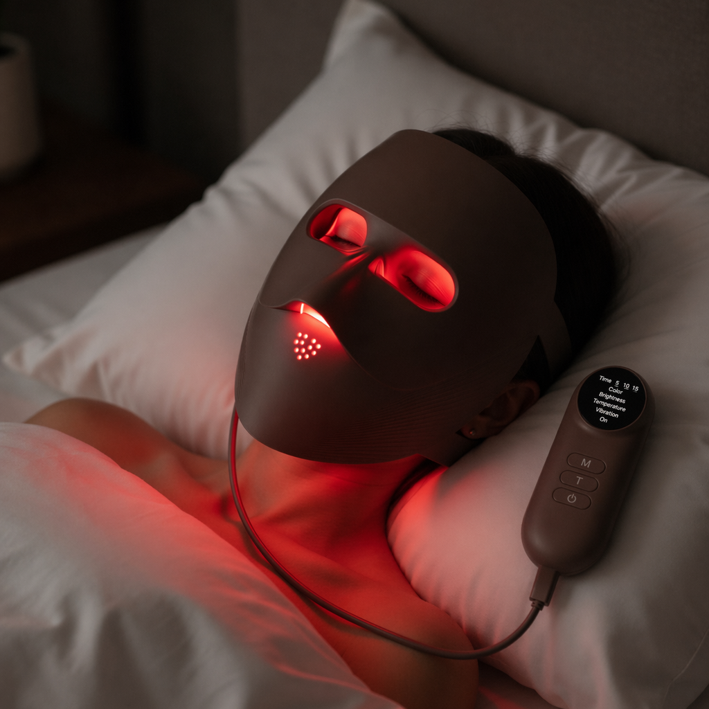 Facial Beauty Mask IPL Device With Red Light & LED