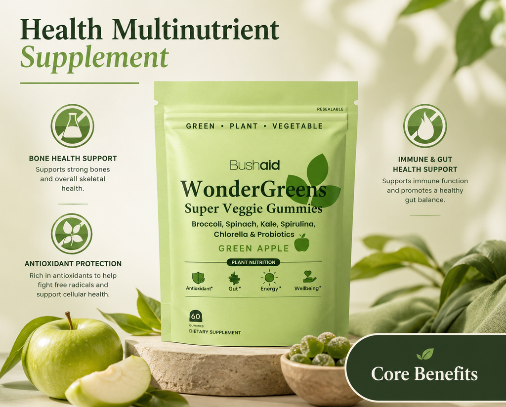 Antioxidant Wellness Gummies – Daily Immune, Gut & Super Greens Support