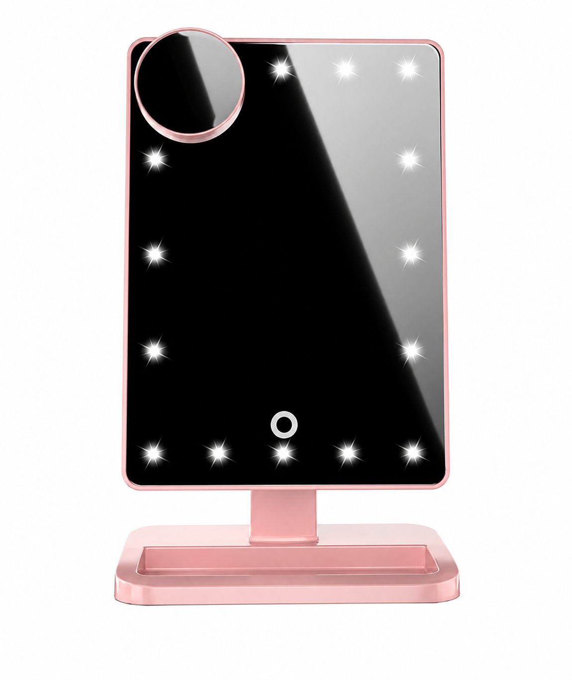 3-In-1 LED Makeup Mirror – Bluetooth Speaker & 10X Magnification