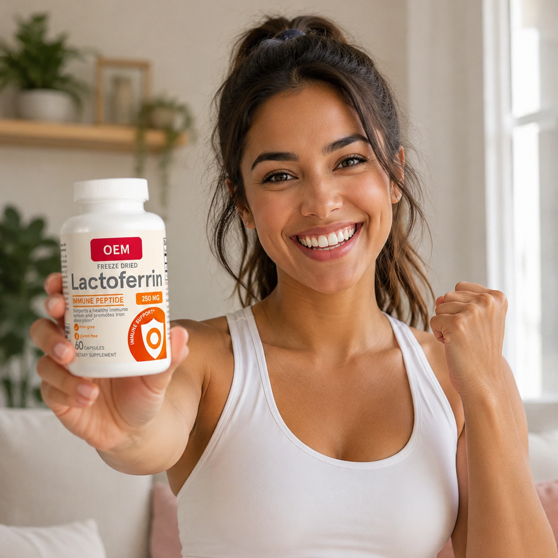 Lactoferrin Capsules – Immune System & Iron Absorption Support Supplement