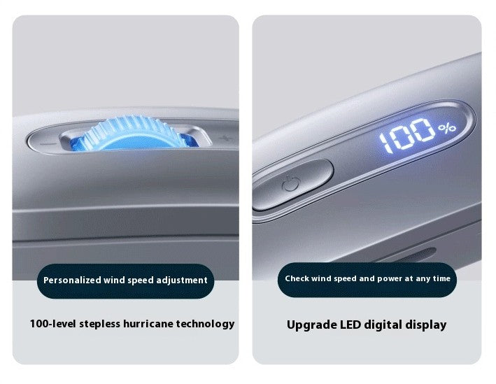 Premium Bladeless Neck Fan – 100-Speed Smart Cooling | USB Rechargeable