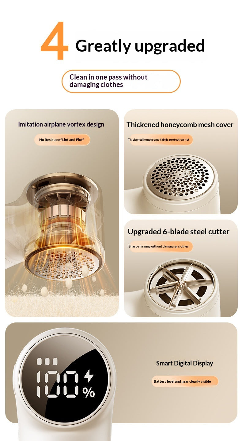 Portable Home USB Charging Electric Hair Ball Trimmer